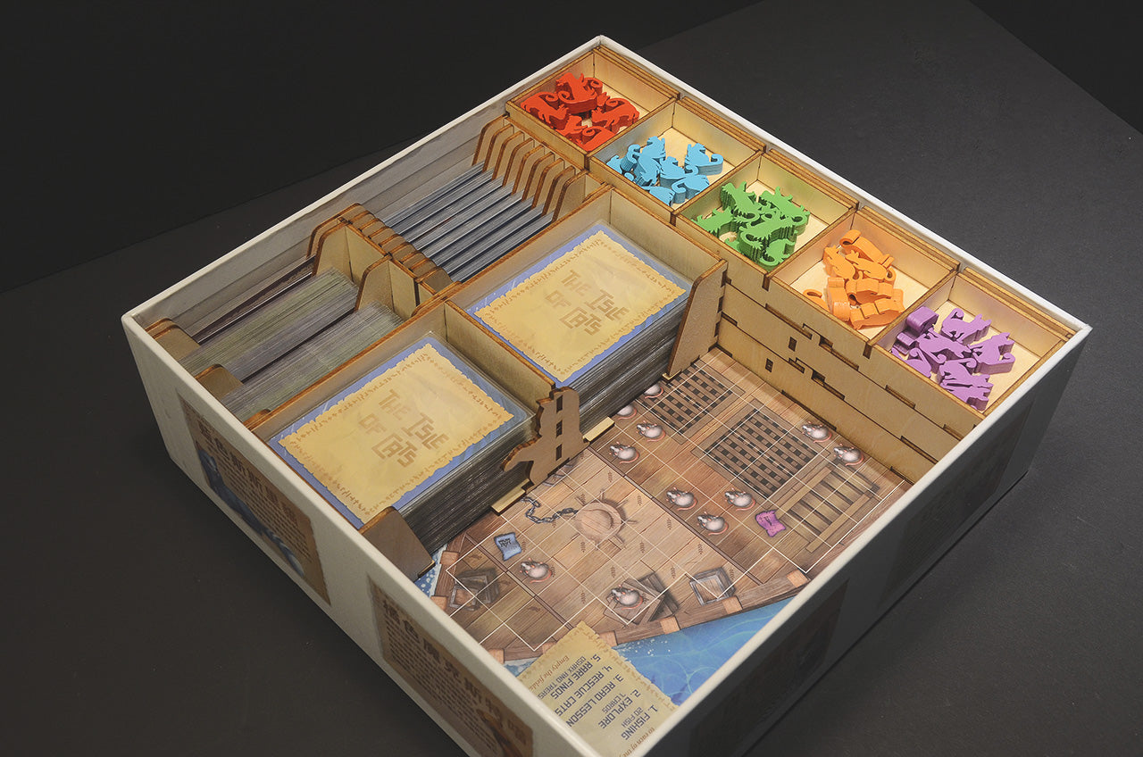 貓島奇緣 桌遊收納盒 The Isle of Cats insert organizer 烏鴉盒子桌遊收納