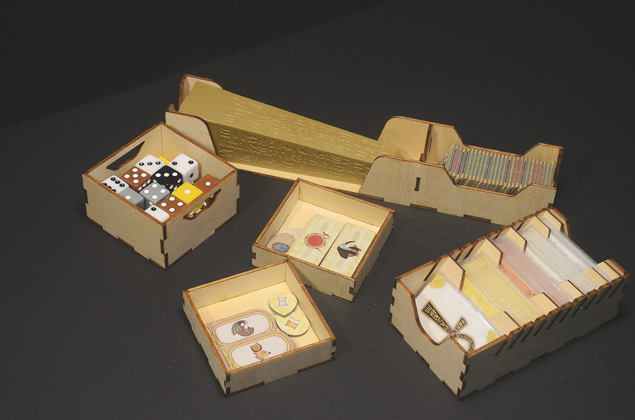 方尖碑 桌遊收納盒 Tekhenu board game insert organizer 烏鴉盒子桌遊收納