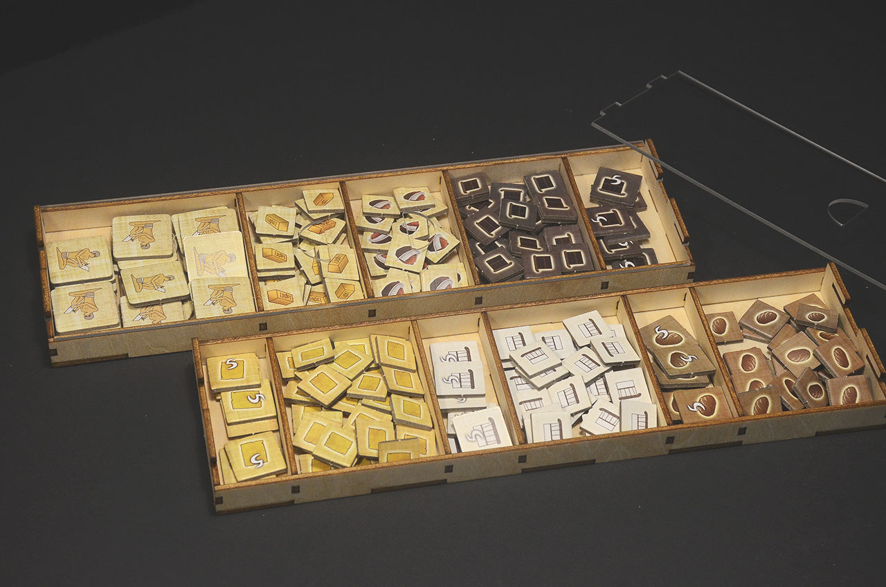 方尖碑 桌遊收納盒 Tekhenu board game insert organizer 烏鴉盒子桌遊收納