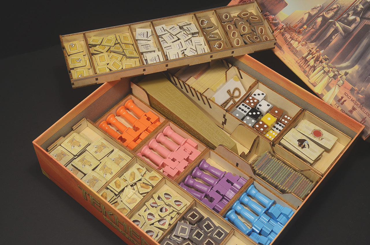 方尖碑 桌遊收納盒 Tekhenu board game insert organizer 烏鴉盒子桌遊收納