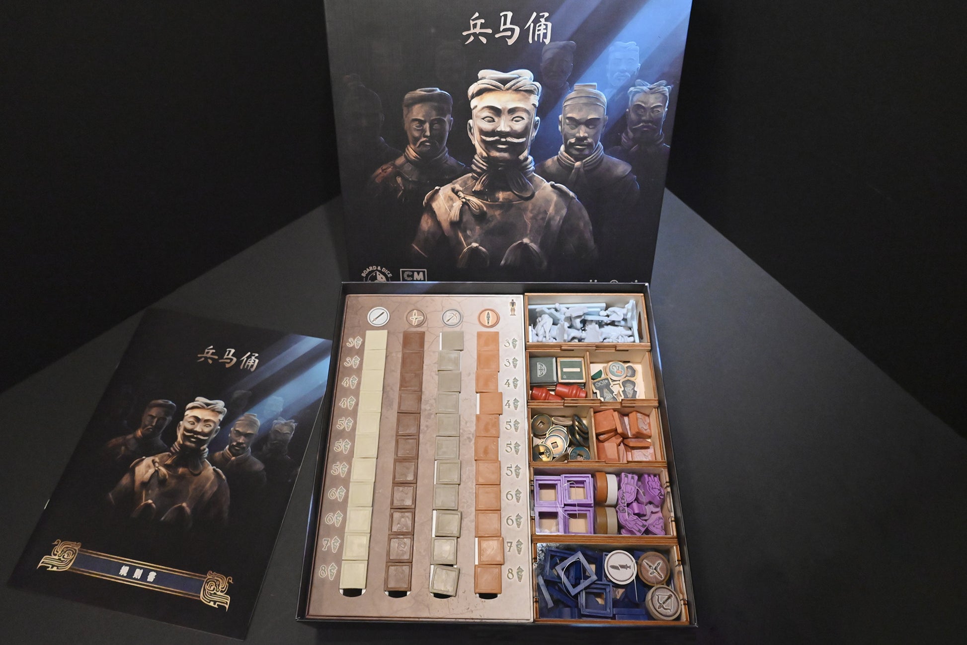 兵馬俑 桌遊收納盒 Terracotta Army board game insert 烏鴉盒子桌遊收納
