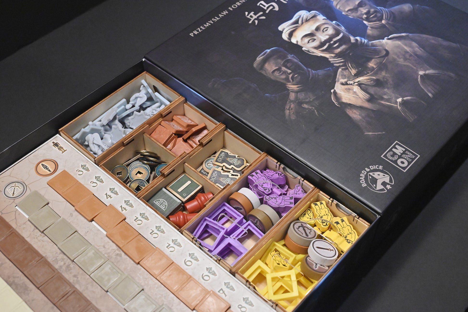 兵馬俑 桌遊收納盒 Terracotta Army board game insert 烏鴉盒子桌遊收納
