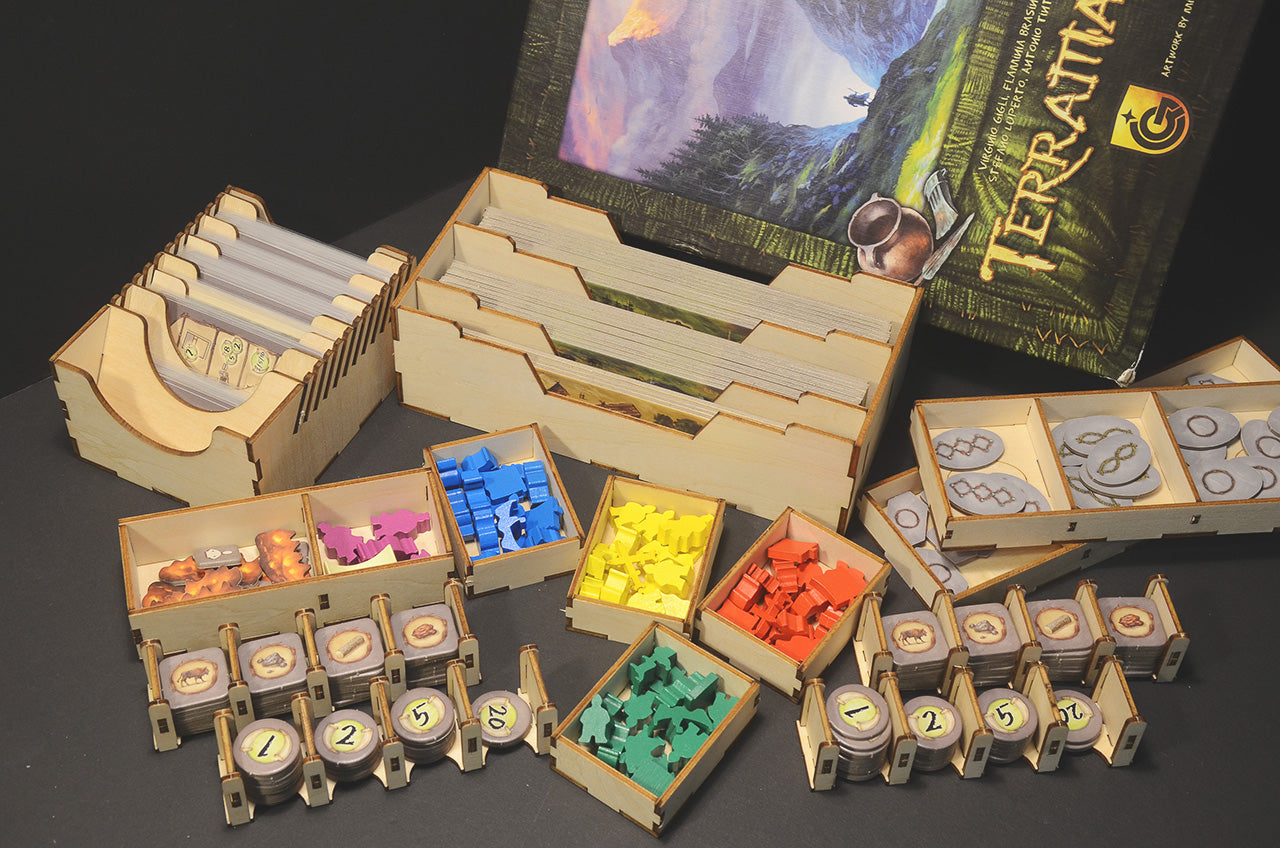 特拉馬拉 桌遊收納盒 Terramara insert organizer 烏鴉盒子桌遊收納