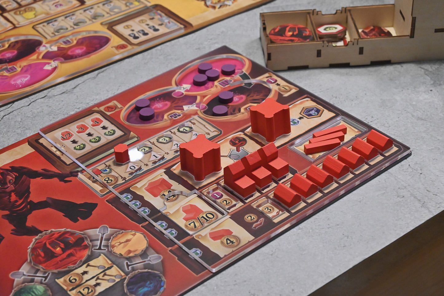 大地新秘境 桌遊收納盒 Terra Nova board game insert 烏鴉盒子