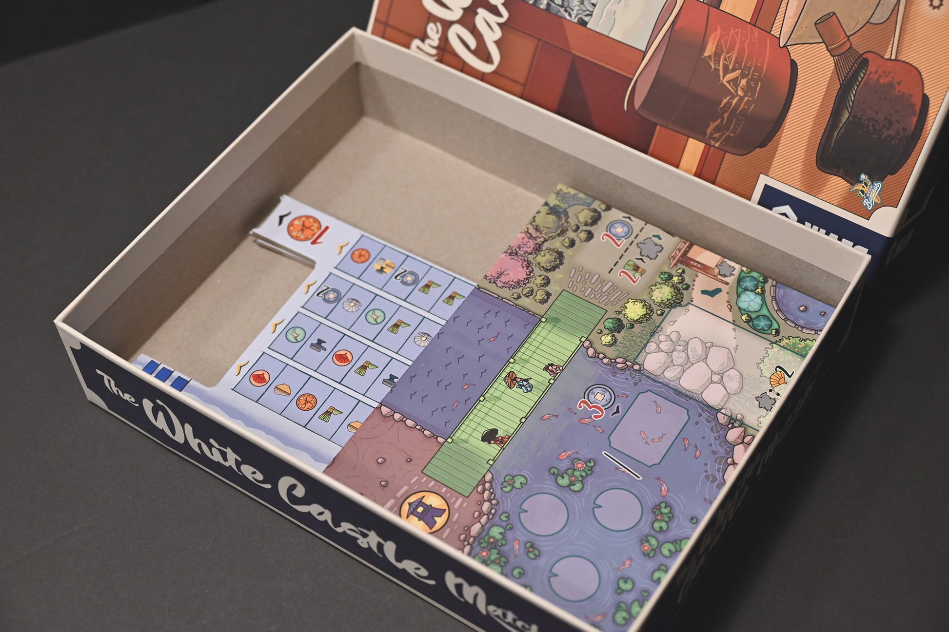 姬路城茶道擴充 桌遊收納盒 The White Castle Matcha board game insert 烏鴉盒子桌遊收納