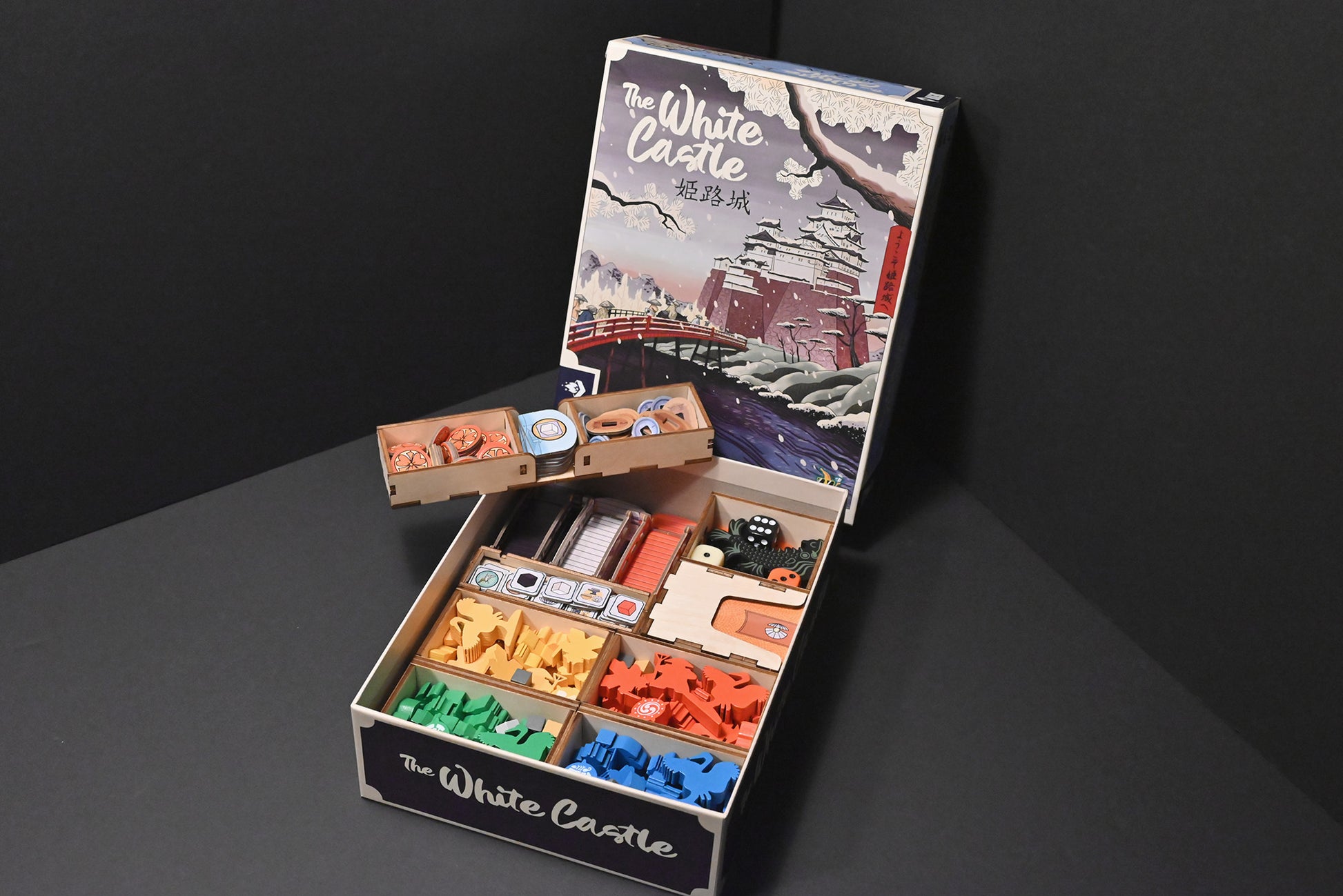 姬路城 桌遊收納盒 The White Castle board game insert organizer 烏鴉盒子桌遊收納