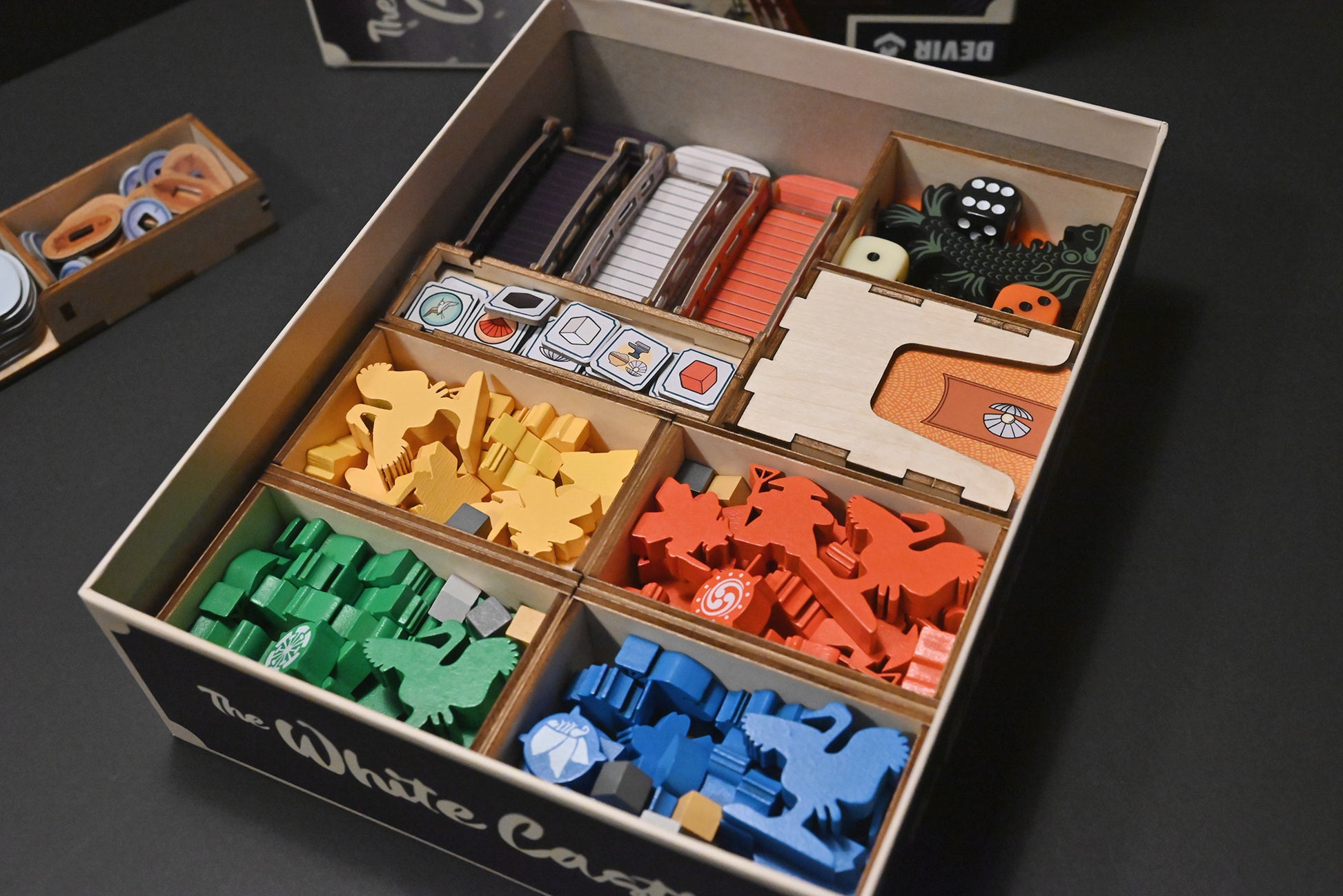 姬路城 桌遊收納盒 The White Castle board game insert organizer 烏鴉盒子桌遊收納