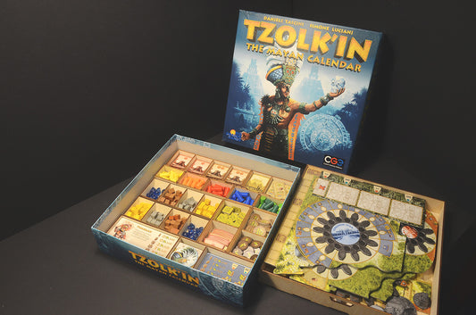 卓爾金歷：瑪雅曆法 桌遊收納盒 Tzolk'in The Mayan Calendar Insert Organizer 烏鴉盒子桌遊收納