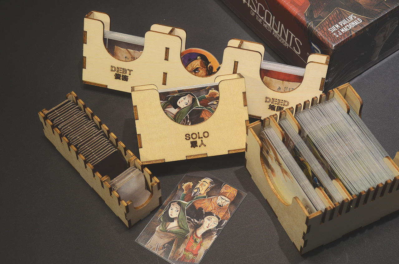 西國子爵 桌遊收納盒 Viscounts of the West Kingdom insert organizer 烏鴉盒子桌遊收納