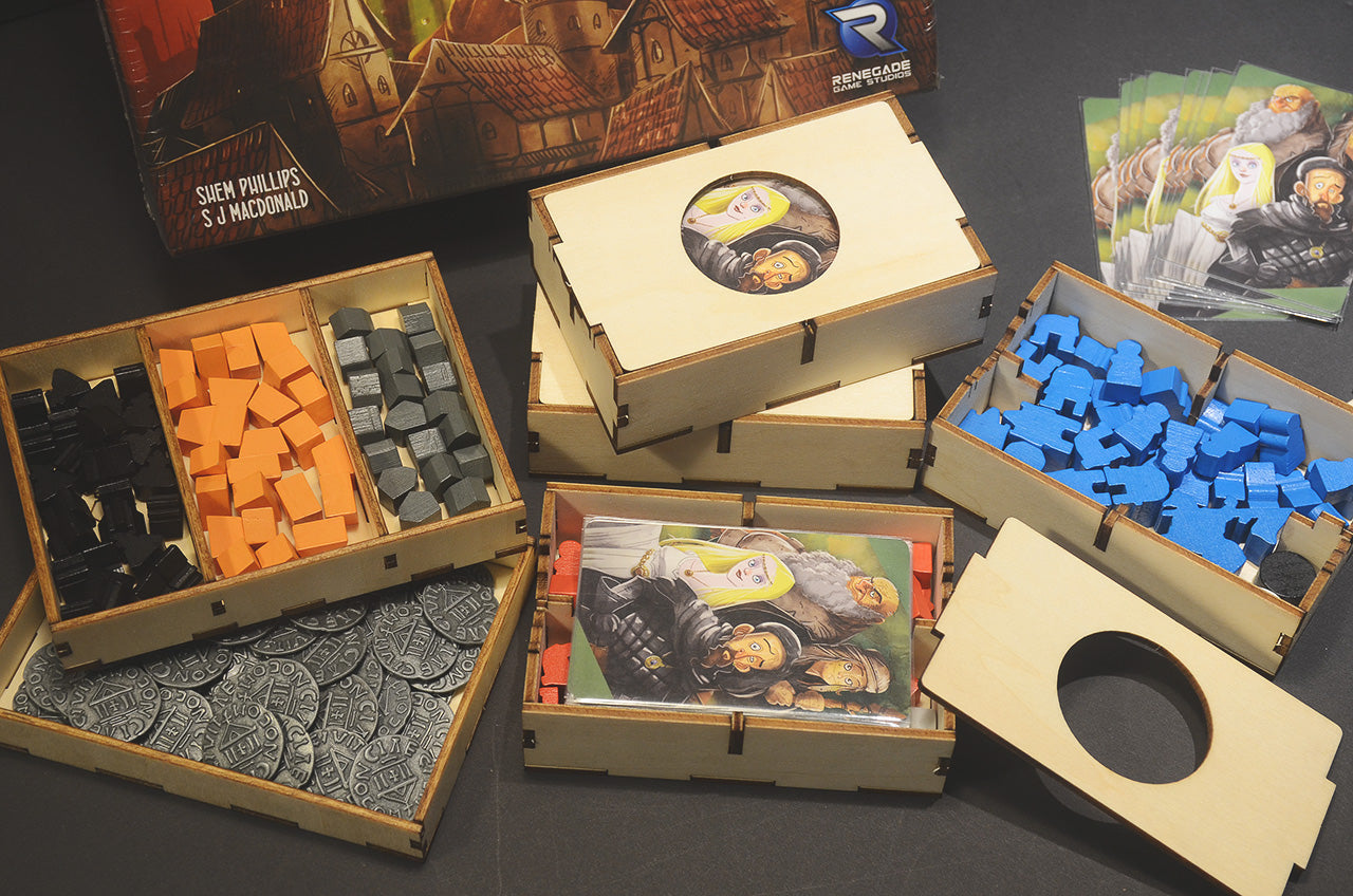 西國子爵 桌遊收納盒 Viscounts of the West Kingdom insert organizer 烏鴉盒子桌遊收納