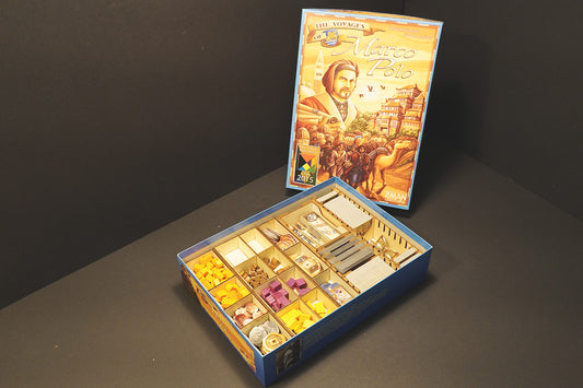 馬可波羅 The Voyages of Marco Polo Insert 烏鴉盒子木質桌遊收納盒