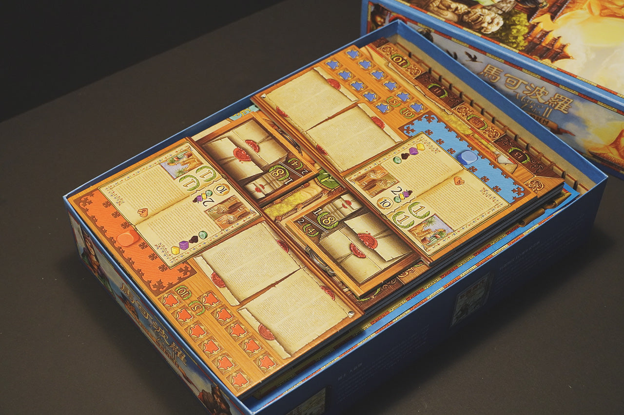 馬可波羅2 可汗的託付 Marco Polo II - In the service of the KhanInsert 烏鴉盒子木質桌遊收納盒