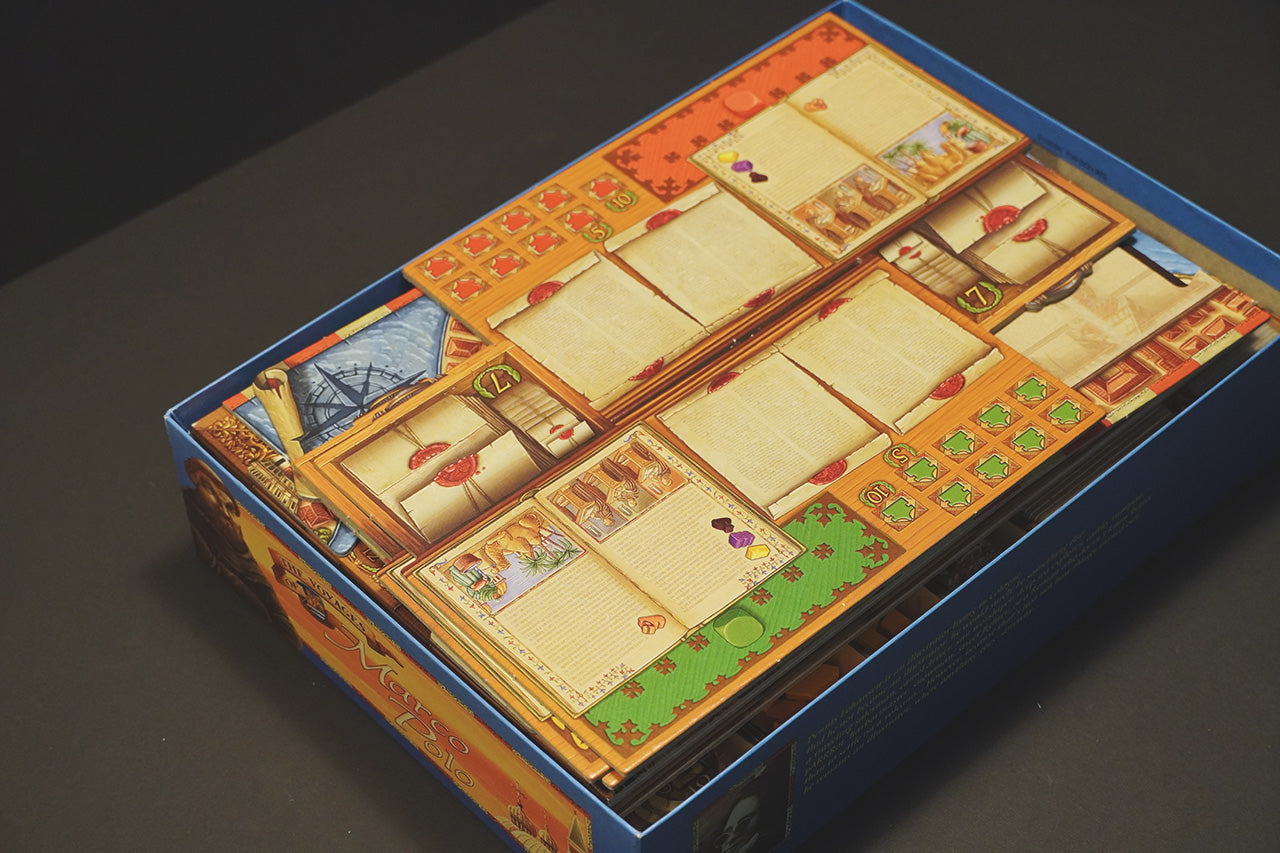 馬可波羅 The Voyages of Marco Polo Insert 烏鴉盒子木質桌遊收納盒