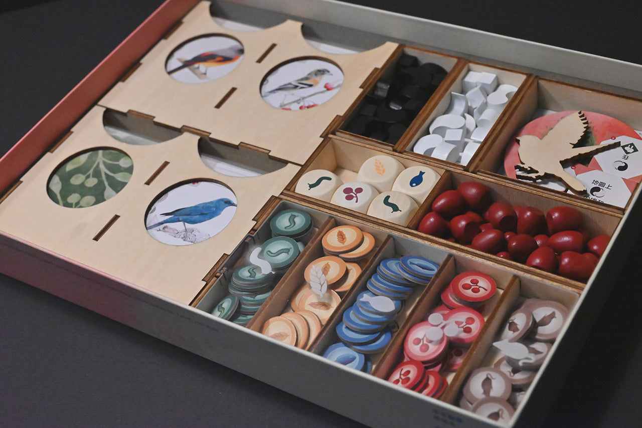 展翅翱翔亞洲篇 桌遊收納盒 Wingspan Asia insert organizer 烏鴉盒子桌遊收納